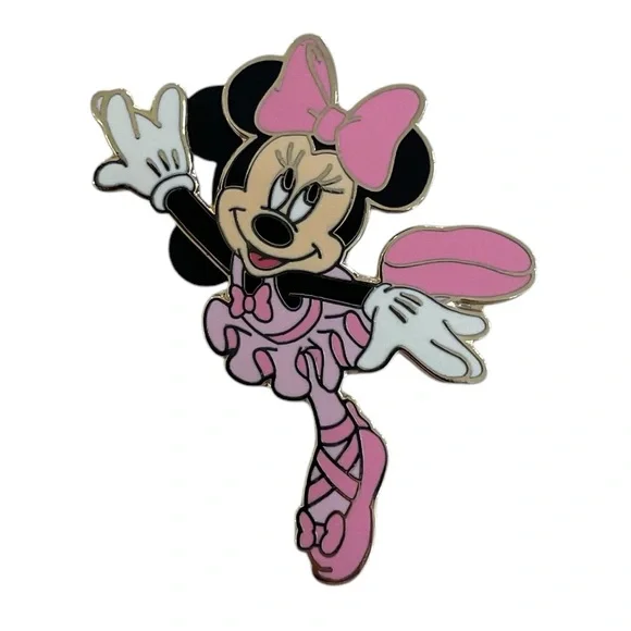 Disney Pins Set of 4 Minnie Girl, Minnie Ballerina, Minnie Name Dangle 2005 - Picture 6 of 8